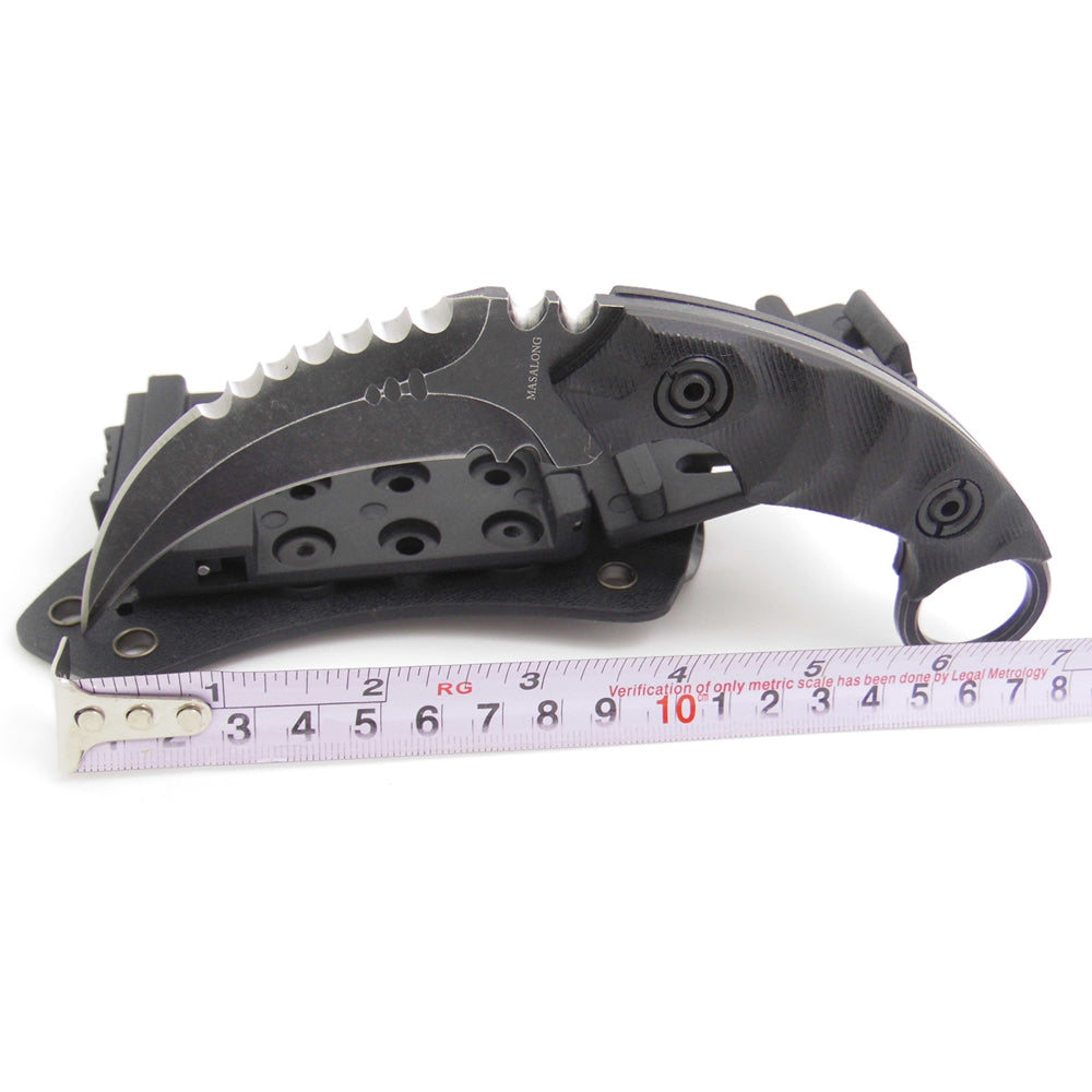 Masalong Kni104 Very good balance of Claw Combat Handle Karambit Tactiacal Hunter Knife