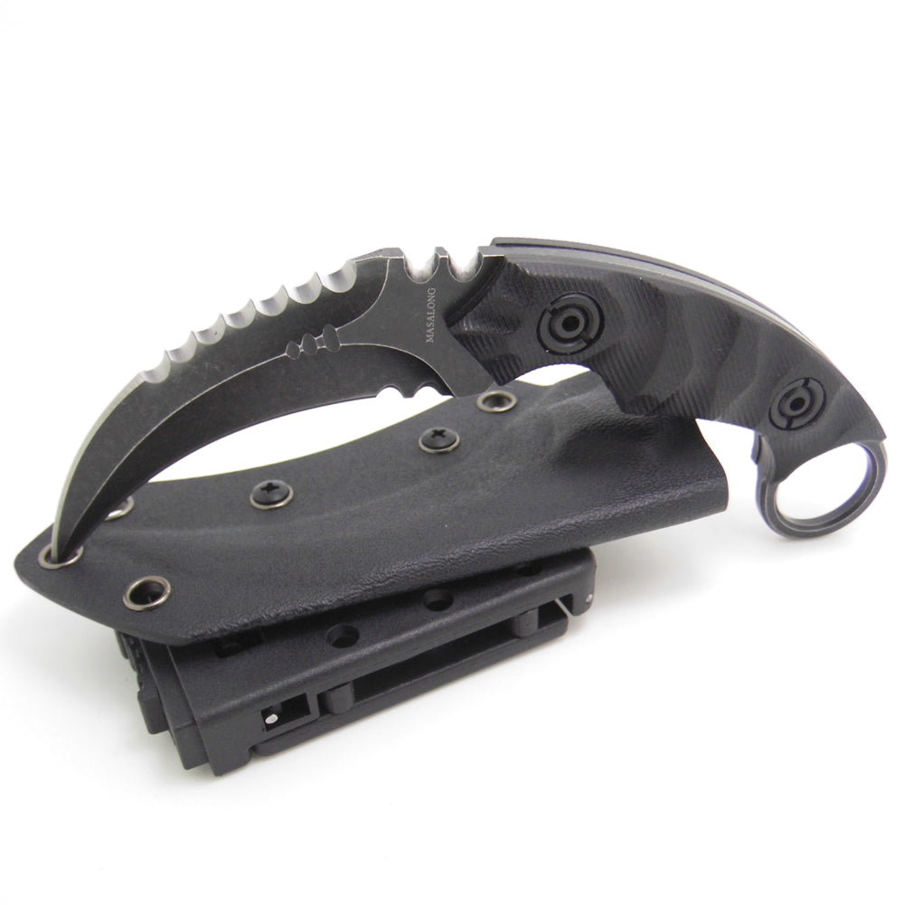 Masalong Kni104 Very good balance of Claw Combat Handle Karambit Tactiacal Hunter Knife