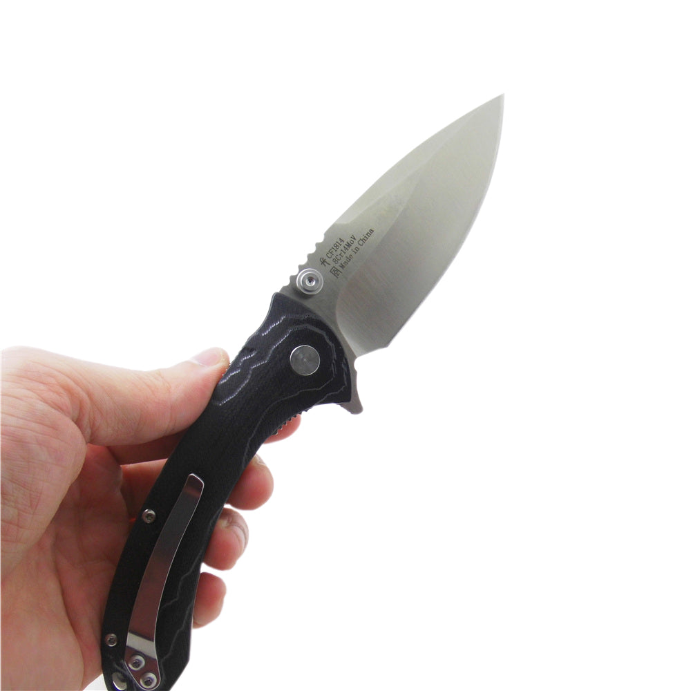 Cuchillo plegable MASALONG Kni139 de alta dureza, cuchillos tácticos de supervivencia, cuchillo de bolsillo para acampar al aire libre