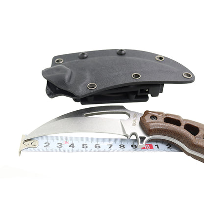 MASALONG Saucerman KNI185 Claw Knife Hollow Handle with kydex Sheath  karambit