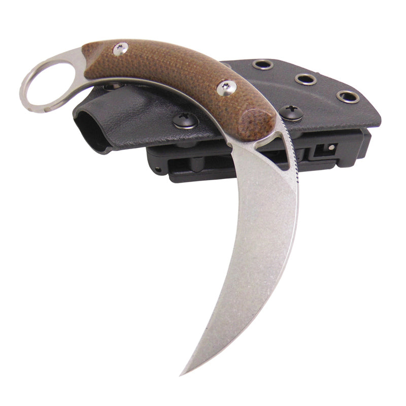 MASALONG Kni160 Snake shadow Knife Tactical Survival Hunting Blade Camp Hike Rescue Tools Karambit Claw Knives
