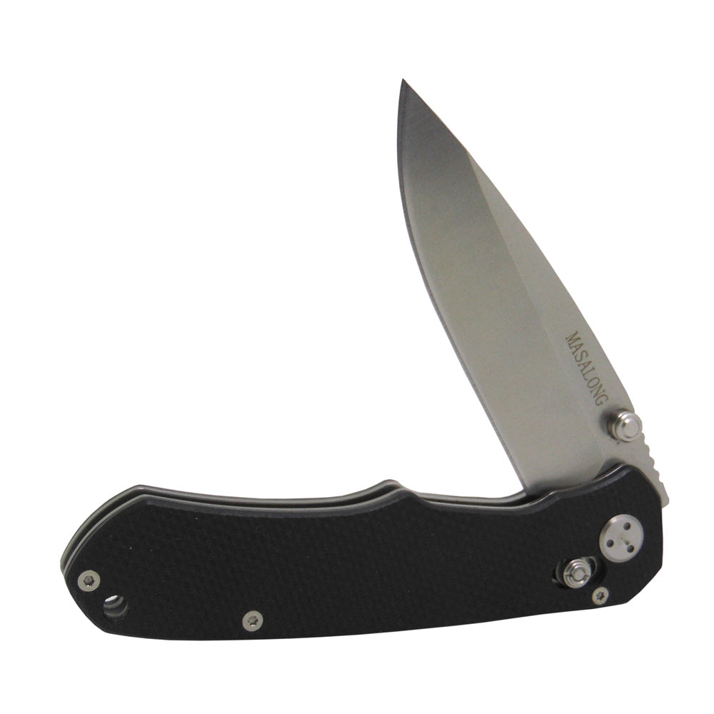 Cuchillo plegable MASALONG Kni179, cuchillos tácticos de supervivencia de alta calidad, cuchilla para caza y campamento