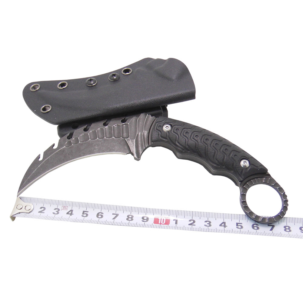 MASALONG Kni117 Outdoor Hunting Tactical Karambit Knives High Quality Multi-functional Survival Knife