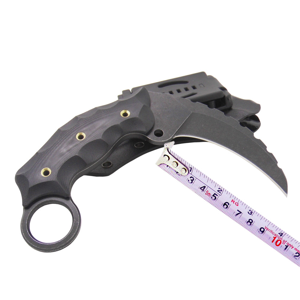 Cuchillos de supervivencia para campamento y caza MASALONG Kni80, cuchillo táctico para exteriores, herramientas EDC de bolsillo para rescate