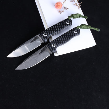 MASALONG kni244 Super Hard Tactical Outdoor Camping D2 facas de lâmina fixa de aço