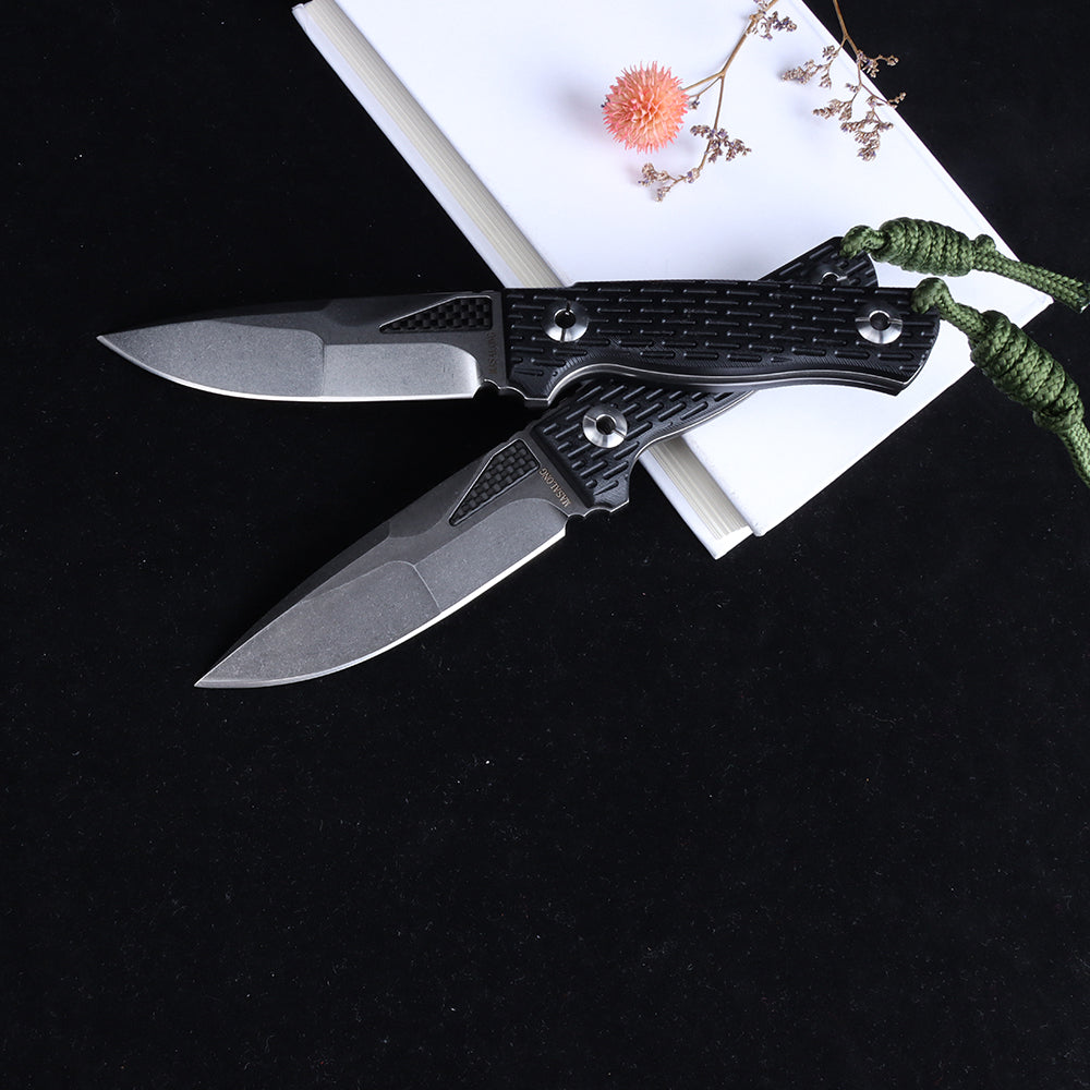 MASALONG kni244 Super Hard Tactical Outdoor Camping D2 facas de lâmina fixa de aço