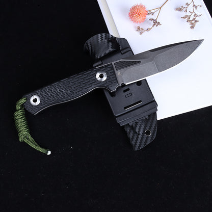 MASALONG kni244 Super Hard Tactical Outdoor Camping D2 facas de lâmina fixa de aço