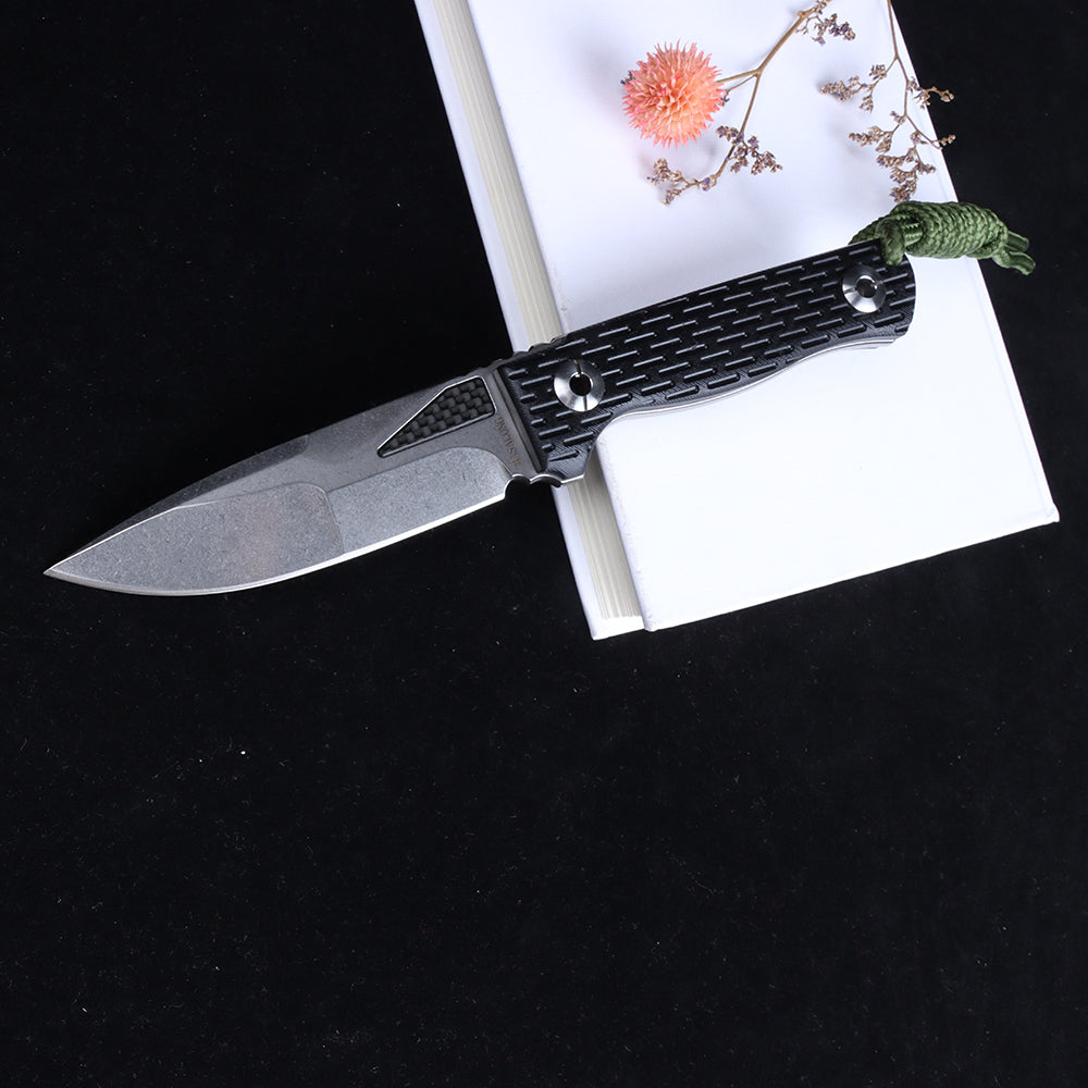 MASALONG kni244 Super Hard Tactical Outdoor Camping D2 facas de lâmina fixa de aço
