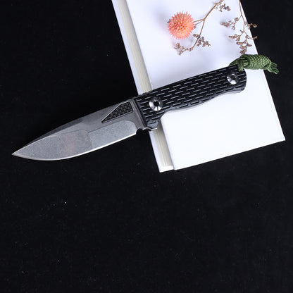 MASALONG kni244 Super Hard Tactical Outdoor Camping D2 facas de lâmina fixa de aço