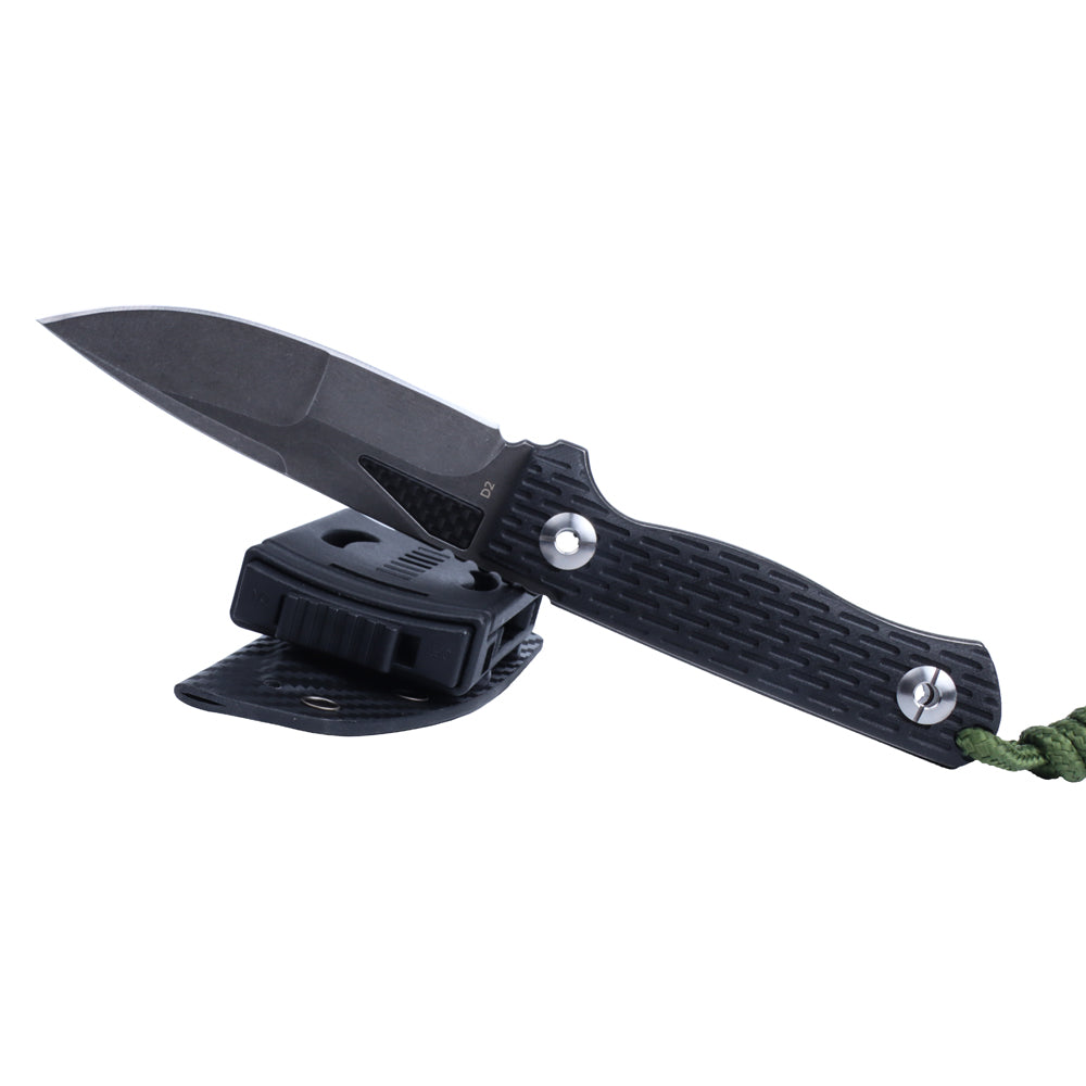 MASALONG kni244 Super Hard Tactical Outdoor Camping D2 facas de lâmina fixa de aço