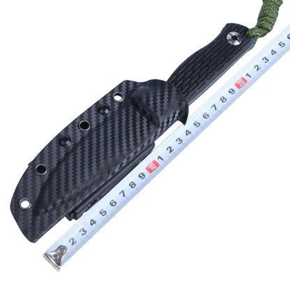 MASALONG kni244 Super Hard Tactical Outdoor Camping D2 facas de lâmina fixa de aço