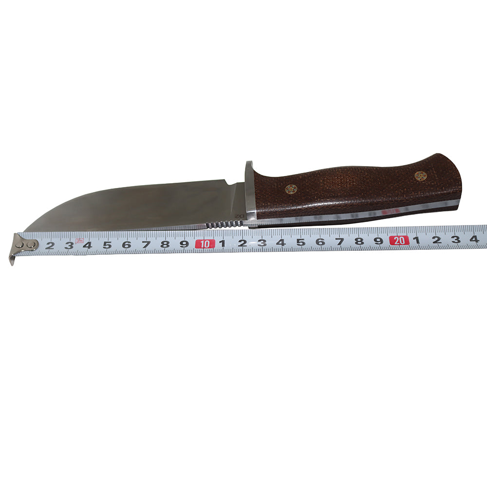 MASALONG Hunting Survival 9-inch D2 Steel Blade fixed blade knife KNI197