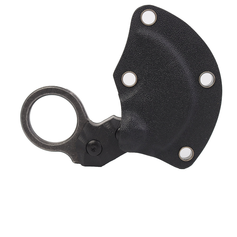 MASALONG Kni88 Outdoor Survival Claw Mini Small Tactical Knife Bear Fixed Blade Knife with Sheath