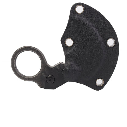 MASALONG Kni88 Outdoor Survival Claw Mini Small Tactical Knife Bear Fixed Blade Knife with Sheath