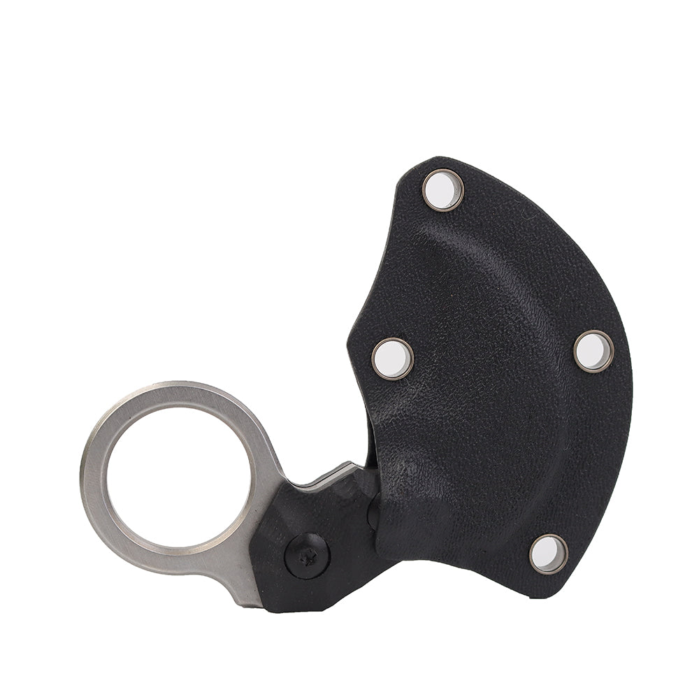 MASALONG Kni88 Outdoor Survival Claw Mini Small Tactical Knife Bear Fixed Blade Knife with Sheath