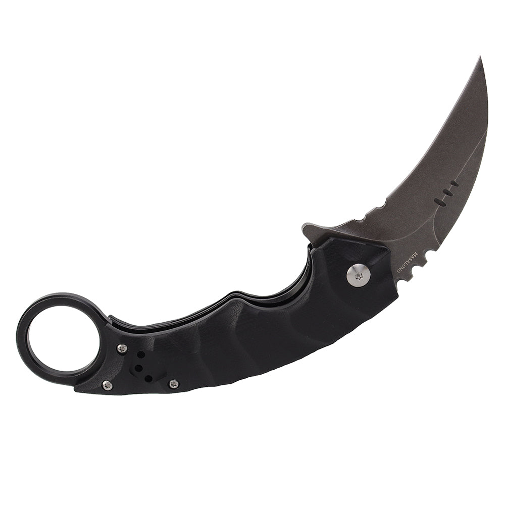 MASALONG kni204 Outdoor Survival Claw Tactical folding knife D2 Steel EDC knives