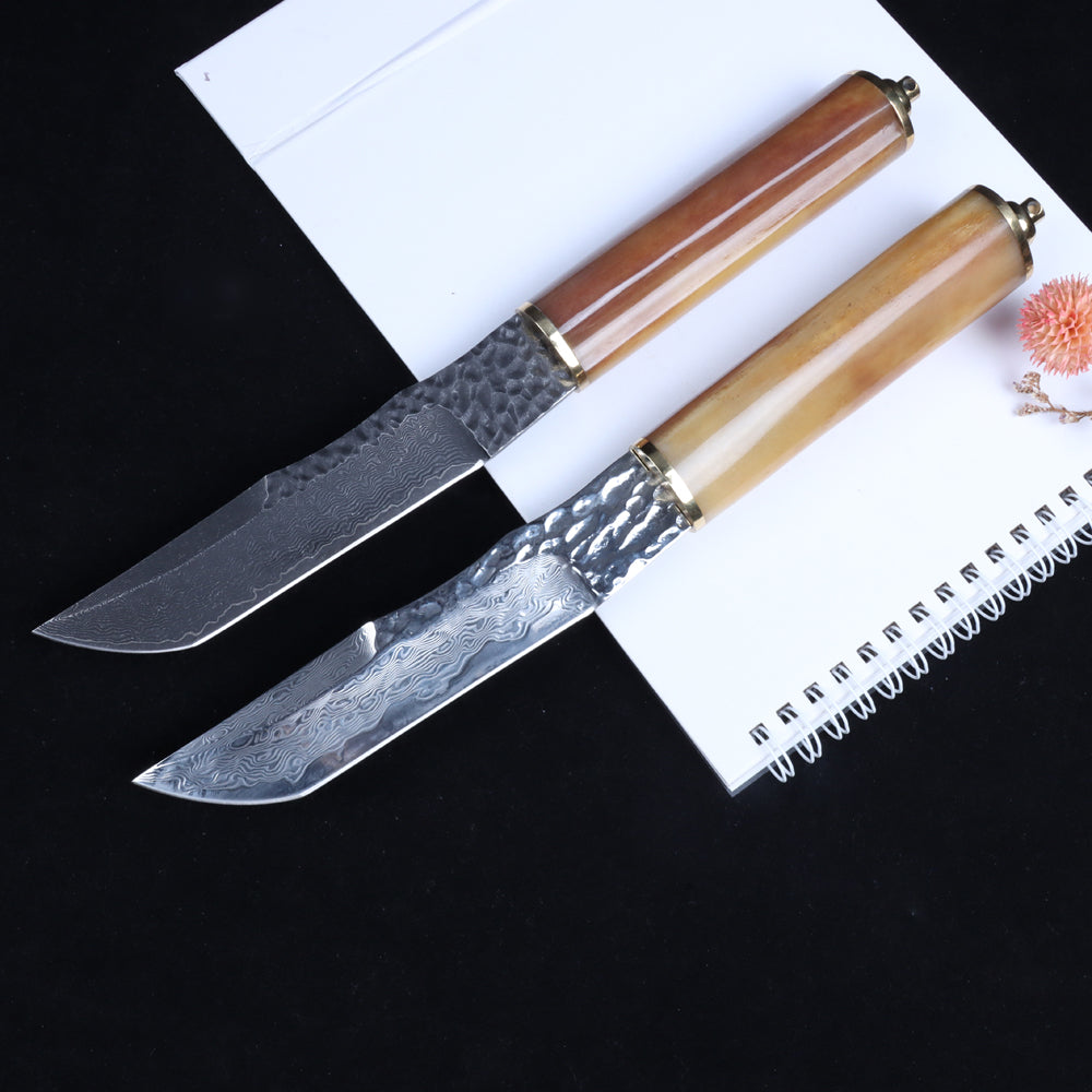 Masalong vintage Damascus knives with high-end craftsmanship and exquisite handles.