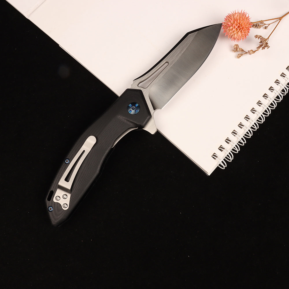 Masalong kni251 Hunting D2 Steel Folding Survival Tactical Camping EDC Knife