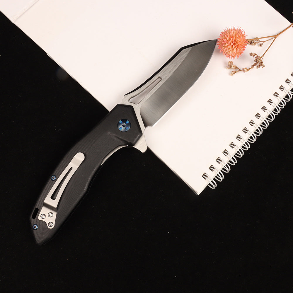 Masalong kni251 Hunting D2 Steel Folding Survival Tactical Camping EDC Knife