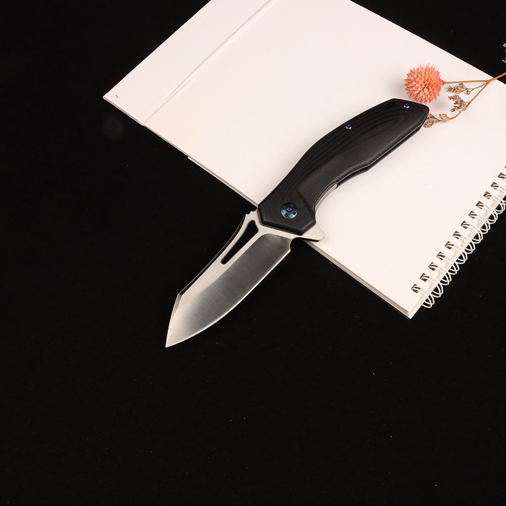 Masalong kni251 Hunting D2 Steel Folding Survival Tactical Camping EDC Knife