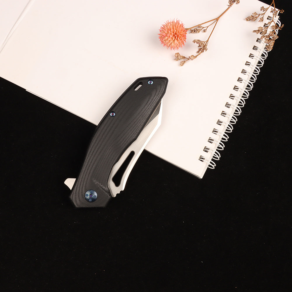 Masalong kni251 Hunting D2 Steel Folding Survival Tactical Camping EDC Knife