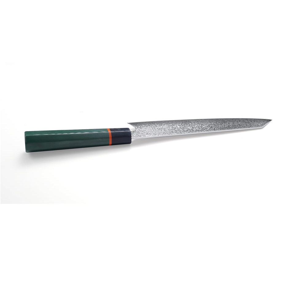 MASALONG Kitchen6 Faca afiada de chef japonesa 67 camadas de aço damasco, adequada para cortar carne, vegetais e outros alimentos, comprimento 33 cm (13 polegadas) 