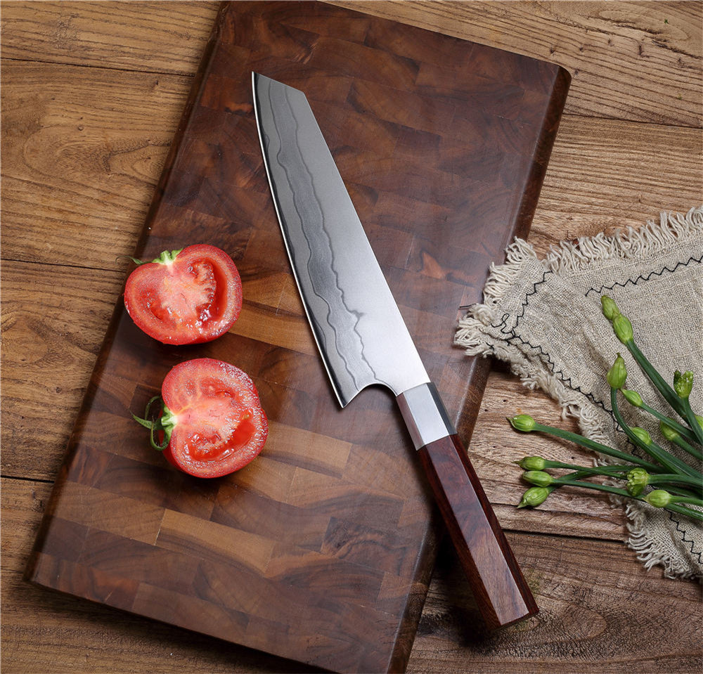 Razor-sharp Damask Knives | Sandalwood Edition