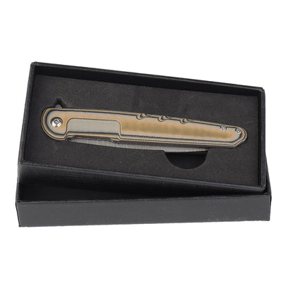 MASALONG VG10 Damasco Lâmina Deep Shark Outdoor Camping Survival Faca Dobrável kni199