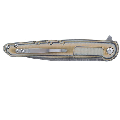 MASALONG VG10 Damasco Lâmina Deep Shark Outdoor Camping Survival Faca Dobrável kni199