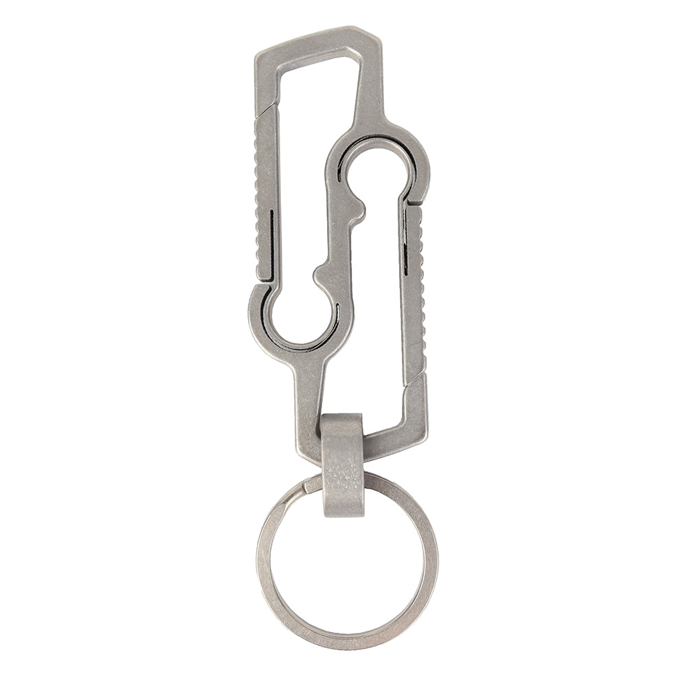 MASALONG MK04 Titanium Quick Release Keychain Hook Automotive Durable Integrated Spring Clip