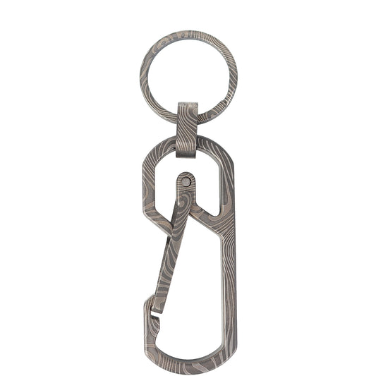 MASALONG MK06 Titanium Quick Release Keychain Duty Key Chain Hook Durable Integrated Spring Clip key chain