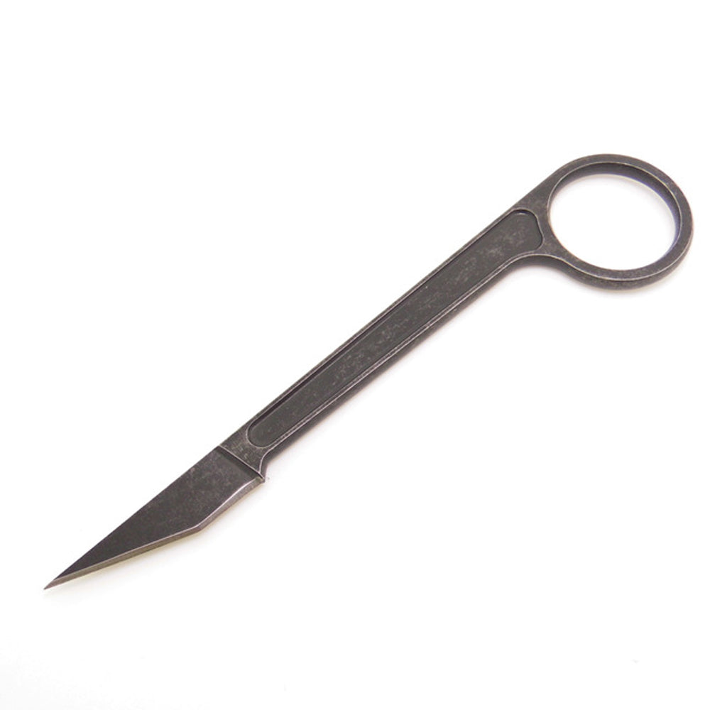 MASALONG M127 Full Tang Fixed Blade Paper Cutter Tactical Hunting Hole Straight Knife