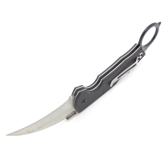 MASALONG Claw Kni105 G10 Handle Metal Blade Tactical Caça Sobrevivência Faca Dobrável