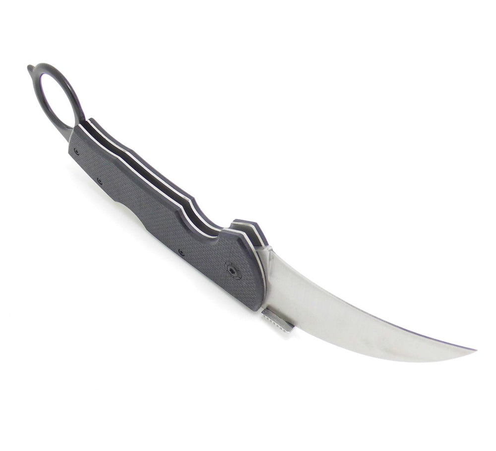 MASALONG Claw Kni105 G10 Handle Metal Blade Tactical Hunting Survival Folding Knife