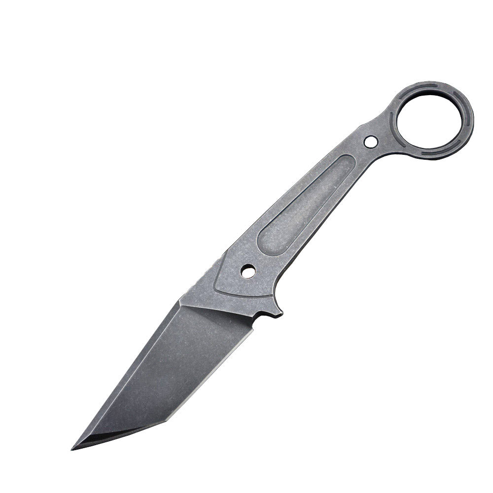 MASALONG Kni184 Fixed Blade Straight Knife Rescue Tools Outdoor Camping Pocket Knives