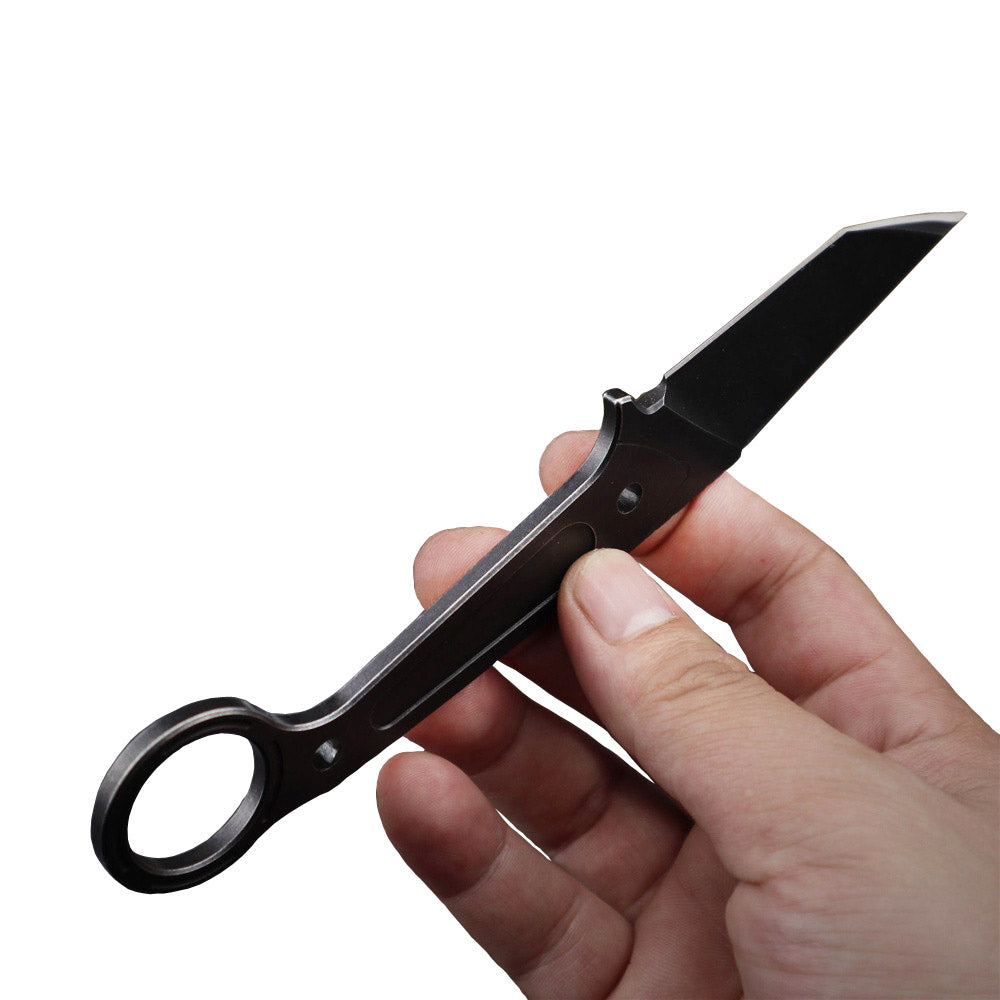 MASALONG Kni184 Fixed Blade Straight Knife Rescue Tools Outdoor Camping Pocket Knives