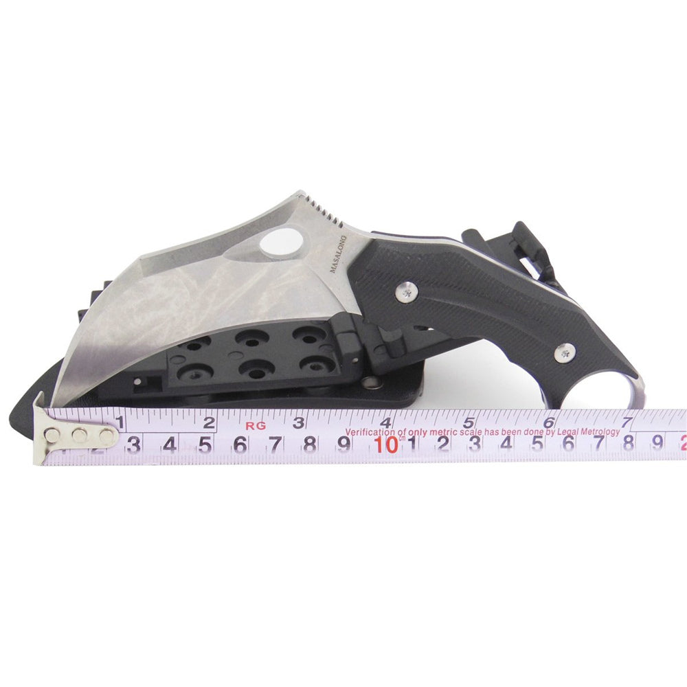 MASALONG Kni116 Pterosaurs Outdoor Camping Portable Defender Fixed karambit Claw Knife