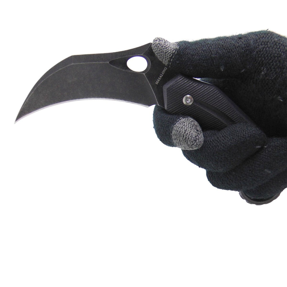MASALONG Kni116 Pterosaurs Outdoor Camping Portable Defender Fixed karambit Claw Knife