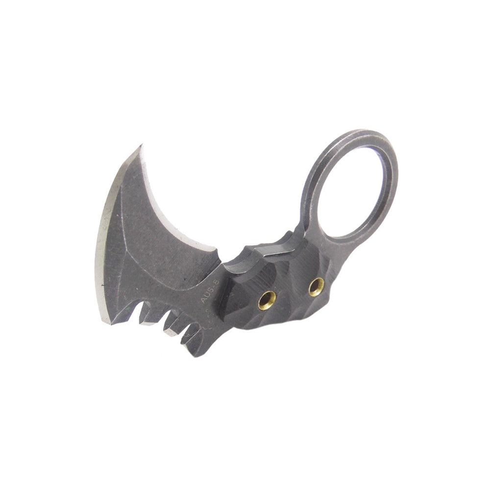 MASALONG Kni88 Outdoor Survival Claw Mini Small Tactical Knife Bear Fixed Blade Knife with Sheath