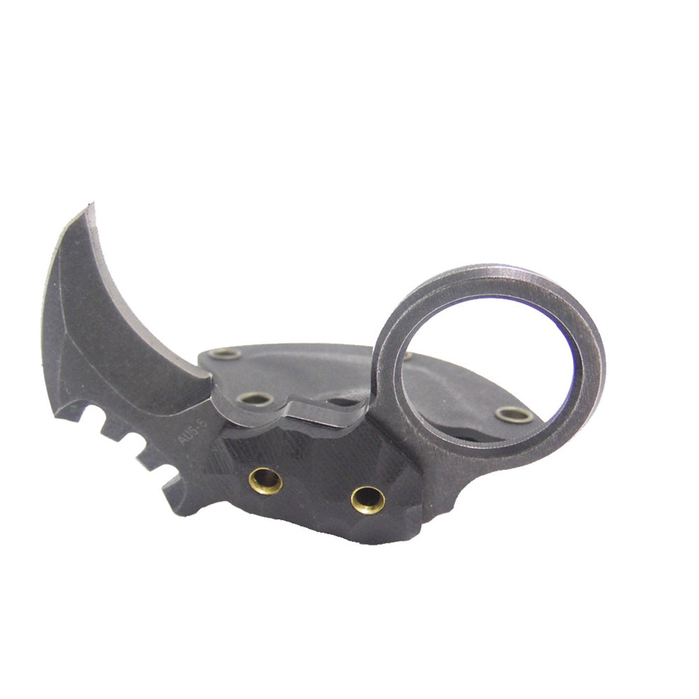 MASALONG Kni88 Outdoor Survival Claw Mini Small Tactical Knife Bear Fixed Blade Knife with Sheath