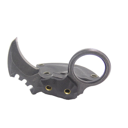 MASALONG Kni88 Outdoor Survival Claw Mini Small Tactical Knife Bear Fixed Blade Knife with Sheath