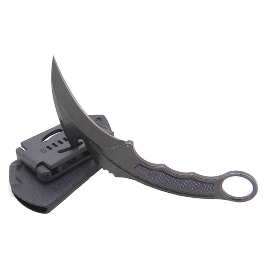 MASALONG Kni115 Faca Multiuso Karambit Facas Ferramentas de Sobrevivência Acampamento Caminhada Ao Ar Livre Combate Real Luta com Bainha K