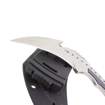 MASALONG Kni115 Faca Multiuso Karambit Facas Ferramentas de Sobrevivência Acampamento Caminhada Ao Ar Livre Combate Real Luta com Bainha K