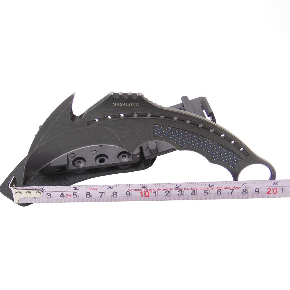 MASALONG Kni115 Faca Multiuso Karambit Facas Ferramentas de Sobrevivência Acampamento Caminhada Ao Ar Livre Combate Real Luta com Bainha K