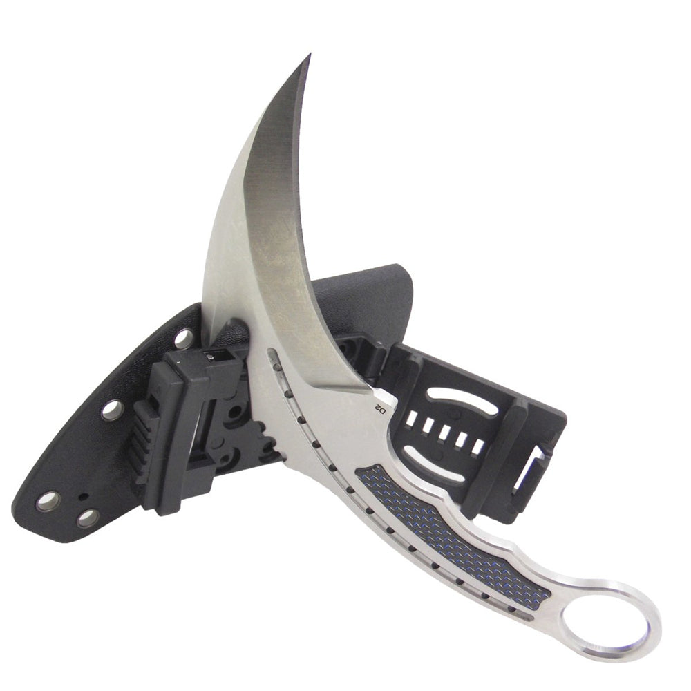 MASALONG Kni115 Knife Multipurpose Karambit Knives Survival Tools Camp Hike Outdoor Real Combat Fight with K Sheath
