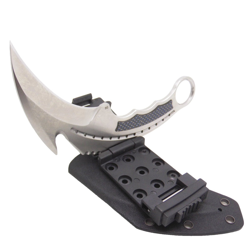 MASALONG Kni115 Faca Multiuso Karambit Facas Ferramentas de Sobrevivência Acampamento Caminhada Ao Ar Livre Combate Real Luta com Bainha K
