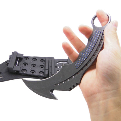 MASALONG Kni115 Faca Multiuso Karambit Facas Ferramentas de Sobrevivência Acampamento Caminhada Ao Ar Livre Combate Real Luta com Bainha K