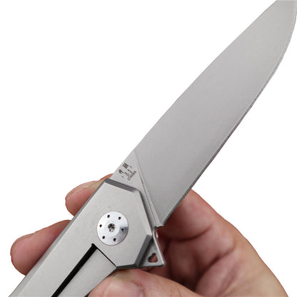 Navaja táctica de supervivencia MASALONG Kni142, para caza, acampada, hoja de acero de Damasco VG10, herramientas de rescate, cuchillos plegables portátiles 