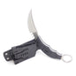 MASALONG Kni89 Outdoor Survival Hunting Tactical Karambit Faca Bear Finger Lâmina Fixa com Bainha