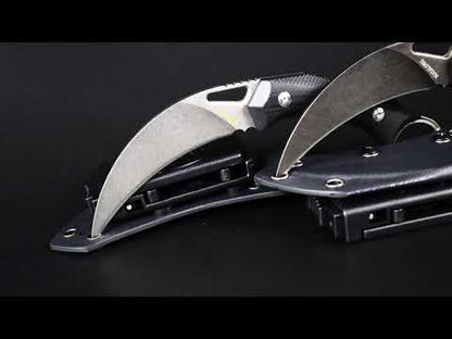 MASALONG kni219 Tactical Combat Karambit Survival Hunting Fixed Blade w/ SHEATH